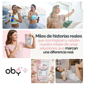 Oby Inositol Plus Myo y D-Chiro Inositol Ratio 40:1 + Acido Folico, Prebioticos, Vitaminas y Zinc | Polvo Sin Sabor oby.mx