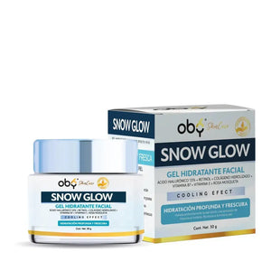 OBY GEL HIDRATANTE FACIAL SNOW | Hidratación Profunda y Frescura oby.mx