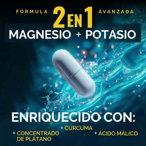*Citrato de Magnesio + Citrato de Potasio (180 cápsulas) oby.mx
