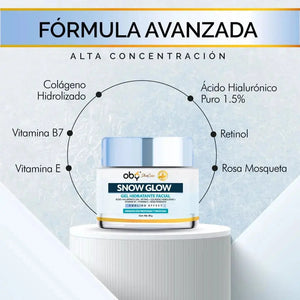 OBY GEL HIDRATANTE FACIAL SNOW | Hidratación Profunda y Frescura oby.mx