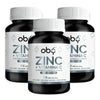Pack de 3 frascos: OBY Zinc Puro + Vitamina C | 120 cápsulas