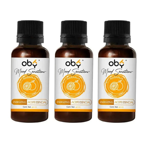 Aceite Esencial Naranja Tamaño extra grande 50 ml | OBY Energizing Orange Mood Sensations oby.mx