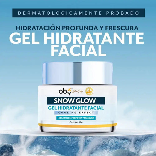 OBY GEL HIDRATANTE FACIAL SNOW | Hidratación Profunda y Frescura oby.mx