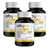 Pack de 3 frascos: Nootrópicos, Melena de Leon, Bacopa, L-Tirosina, Cúrcuma y Vitamina B12, B1, B2, B6 | OBY Nootroby Mind