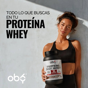 Proteina Whey con Creatina, Enzimas Probióticos y Electrolitos, Sabor Chocolate 1.25 kg oby.mx
