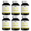 Pack de 6 frascos: OBY Vitamina D3 + K2 con MCT Oil | Softgels