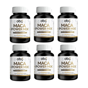 Pack de 6 frascos: OBY Maca Negra, Maca Roja y Maca Amarilla Fast Bundle