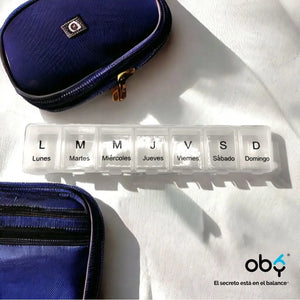 Pastillero Organizador 7 Días - OBY oby.mx