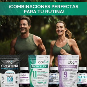 Colágeno Hidrolizado I, II, III y Marino 50 porciones oby.mx