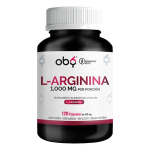L-Arginina 120 cápsulas oby.mx