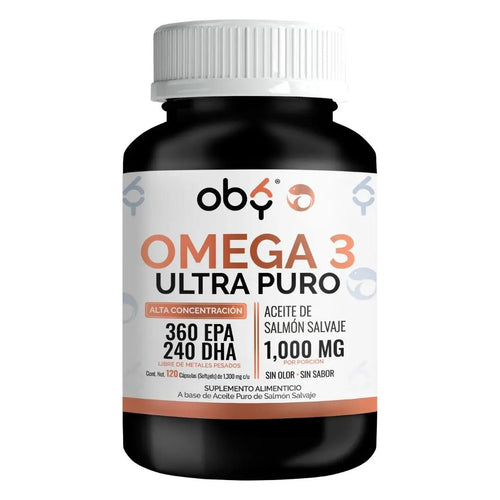 OBY Omega 3: Aceite Puro de Salmón Salvaje $̶5̶4̶9̶.̶0̶0̶ oby.mx