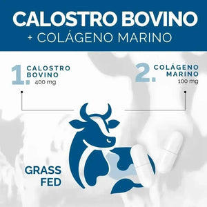 OBY Calostro Bovino | Suplemento Alimenticio con Colágeno Marino | 120 Cápsulas $̶8̶7̶9̶.̶0̶0̶ oby.mx