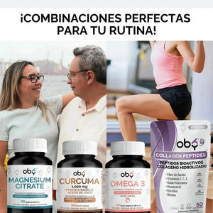 OBY Glucosamina, Condroitina + MSM | 120 cápsulas $̶6̶5̶9̶.̶0̶0̶ oby.mx