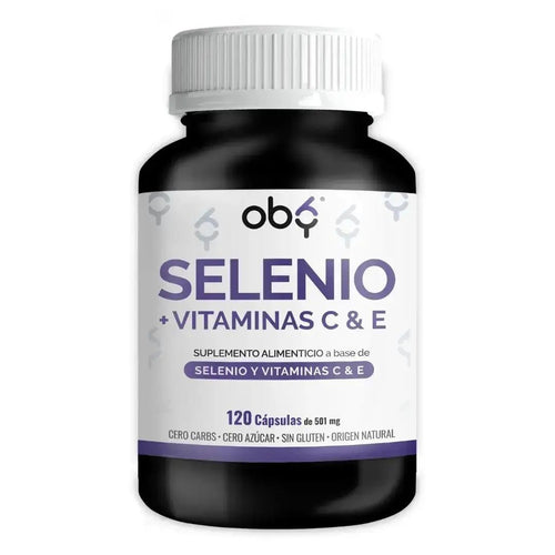 OBY Selenio enriquecido con Vitamina C y Vitamina E | 120 Capsulas $̶4̶3̶9̶.̶0̶0̶ oby.mx