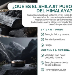 Shilajit Complex Ultra Puro Del Himalaya | 60 Cápsulas oby.mx
