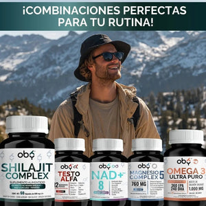Shilajit Complex Ultra Puro Del Himalaya | 60 Cápsulas oby.mx