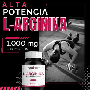 OBY L-Arginina de Alta Pureza | 120 Cápsulas $̶5̶4̶9̶.̶0̶0̶ oby.mx