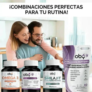 Pack de 120 Cápsulas: OBY NAD+ | NAD con Betaina y Coenzima Q10 (CoQ10) | NR Nicotinamida Ribosa oby.mx