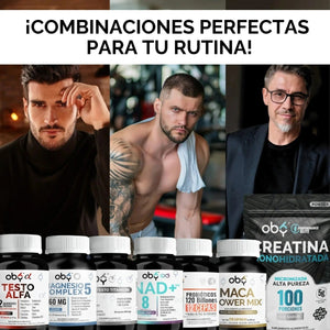 OBY Testo Alfa | Vitaminas hombre con 12 ingredientes oby.mx