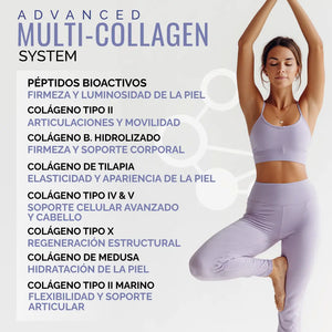 Colageno Hidrolizado 10 Tipos | OBY Collagen 10 Polvo 500g | Frutos Rojos oby.mx