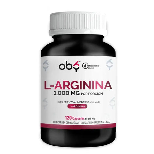 OBY L-Arginina de Alta Pureza | 120 Cápsulas $̶5̶4̶9̶.̶0̶0̶ oby.mx