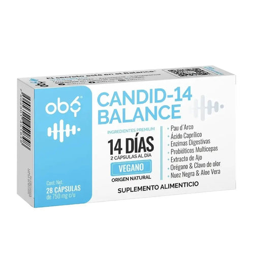 Candida Cleanse 14 Días | Fórmula Avanzada 10 en 1 | 28 Cápsulas | OBY oby.mx