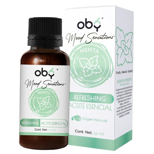 Aceite Esencial Menta Tamaño extra grande 50 ml | Oby Refreshing Mint Mood Sensations oby.mx