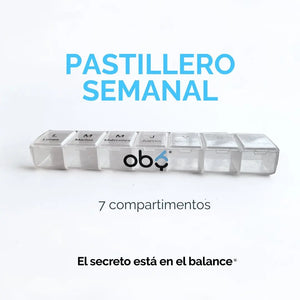 Pastillero Organizador 7 Días - OBY oby.mx