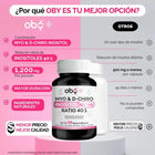 Oby | Myo y D-Chiro Inositol Ratio 40:1 | 120 cápsulas oby.mx