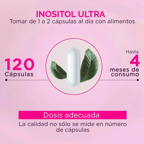 Oby | Myo y D-Chiro Inositol Ratio 40:1 | 120 cápsulas oby.mx