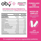 Oby | Myo y D-Chiro Inositol Ratio 40:1 | 120 cápsulas oby.mx