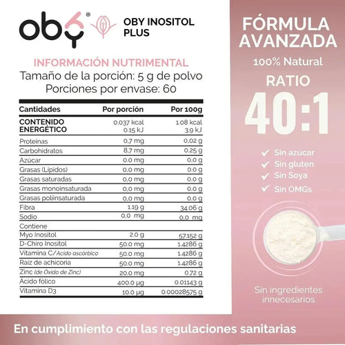 Pack: Inositol Plus + Omega 3 + Magnesio Complex oby-mx