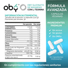 Glicinato de Magnesio con L-Teanina y Piperina | Bisglicinato Mineral Quelado + Aminoacido  | 120 Capsulas OBY oby.mx