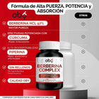 OBY Berberina Pura con Cúrcuma y Pimienta Negra | 120 cápsulas oby.mx