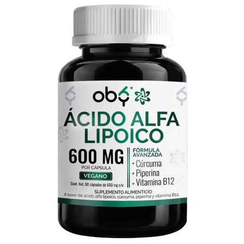 Ácido Alfa Lipoico 60 cápsulas oby.mx