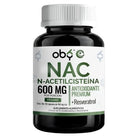 Nac 600mg + Trans Resveratrol 98% | N-acetyl Cysteine Aminoacido | Formula con Antioxidantes | 60 Capsulas oby.mx