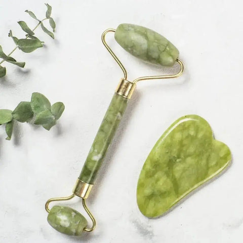 Gua Sha Facial con Rodillo Masajeador oby.mx