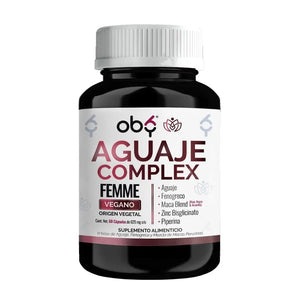 *Aguaje con Fenogreco, Maca Peruana y Zinc (60 cápsulas) oby.mx