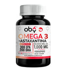 Aceite de Krill Ultra Puro con Astaxantina | Omega 3 EPA y DHA + Fosfolipidos | Sin Sabor y Sin Olor | 60 Softgels oby.mx