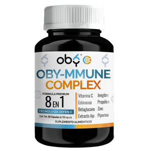 *Obymmune Complex 8 en 1 Defensas (60 cápsulas) oby.mx