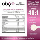 Inositol Max LIPOSOMAL - Myo y D-Chiro Inositol Ratio 40:1 + Vitex Agnus Castus + Acido Alfa Lipoico + Prebioticos  | Polvo oby.mx