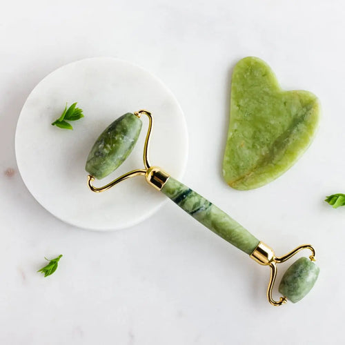 Gua Sha Facial con Rodillo Masajeador oby.mx