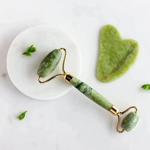 Gua Sha Facial con Rodillo Masajeador oby.mx