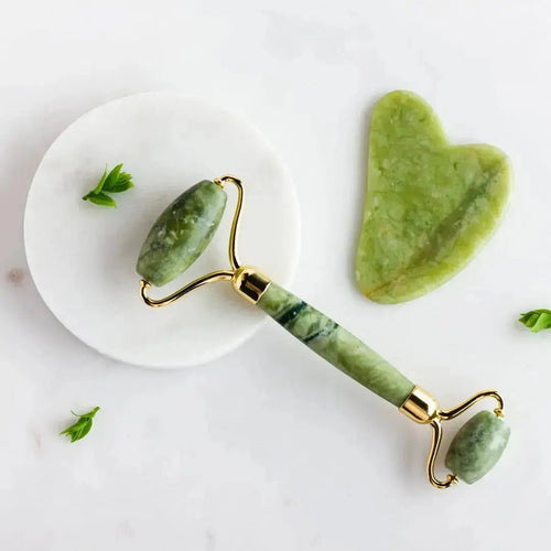 Gua Sha Facial con Rodillo Masajeador oby.mx
