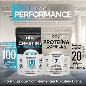 Pack: Creatina Monohidratada + Proteína Complex Vainilla Fast Bundle