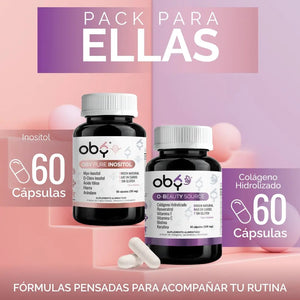 Pack: Inositol 60 cápsulas + Colágeno Hidrolizado 60 cápsulas Fast Bundle