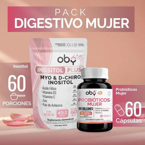 Pack Digestivo Mujer: Rutina Digestiva que entiende el cuerpo de la mujer Fast Bundle