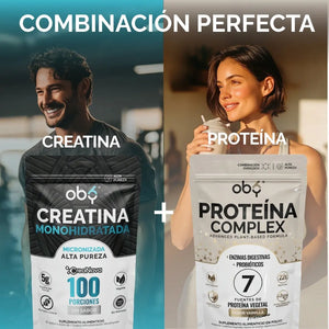 Pack: Creatina Monohidratada + Proteína Complex Vainilla Fast Bundle