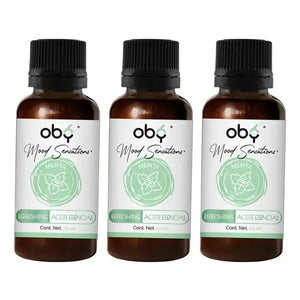 Aceite Esencial Menta Tamaño extra grande 50 ml | Oby Refreshing Mint Mood Sensations oby.mx