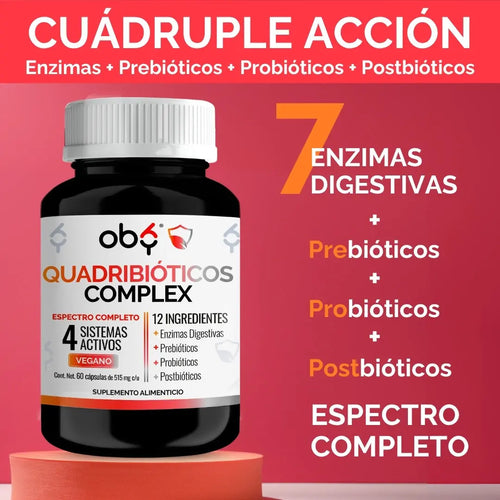 Pack: Magnesio Complex 5 + Quadribióticos Complex Fast Bundle